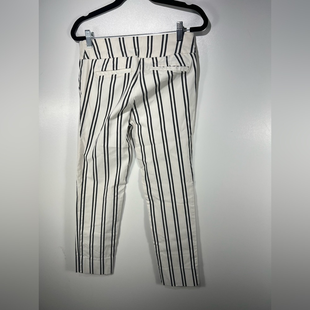 New York & Co. 7th Ave Striped Ankle Workwear/Office Pants Sz Small - Picture 5 of 11